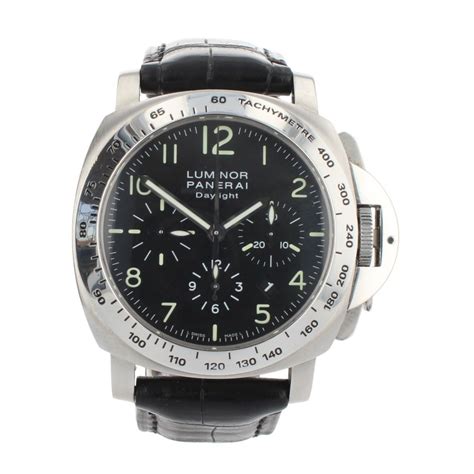 panerai luminor chronograph daylight ref.pam00196|Panerai Luminor vs marina.